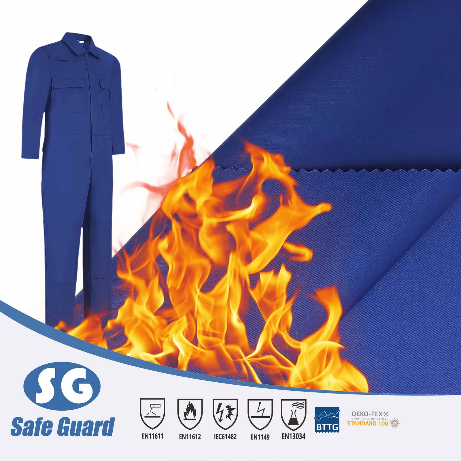 D59 100% Cotton 305GSM FR fabric