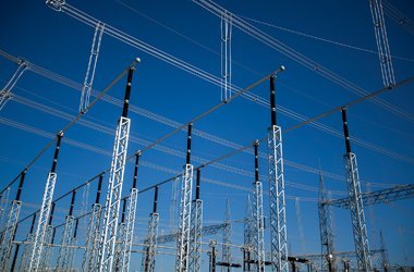Electrical arc flash protection needed near high-voltage power lines.