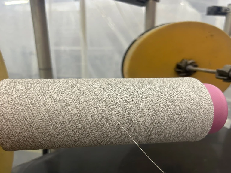 Selected yarn used as raw material for flame-resistant fabric production