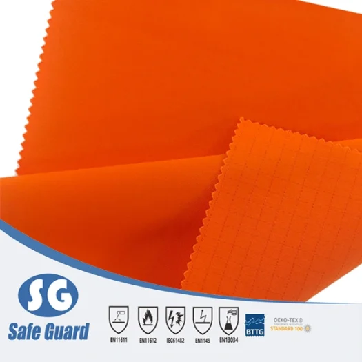 98% Cotton 2% Anti-Static FR Fabric for Oil and Gas Industry